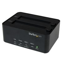 StarTech.com USB3.0 auf 2,5 / 3.5" SATA / SSD Festplatten Dockingstation / Duplikator (SATDOCK2REU3)