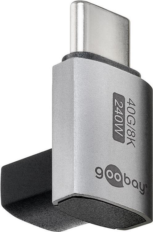 Goobay USB-C -Adapter vertikal 90° rotiert USB4 - -Stecker> (74444)