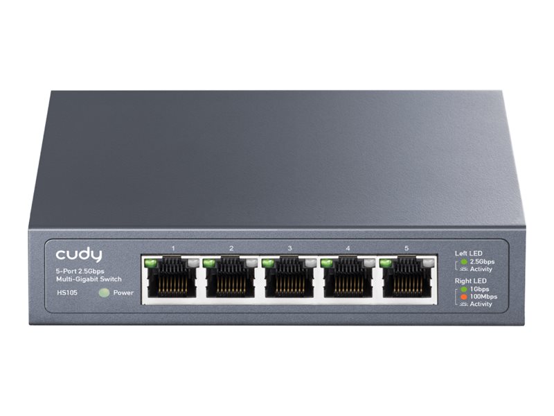 Cudy HS105 5-Port 2.5G Metal Switch Schwarz