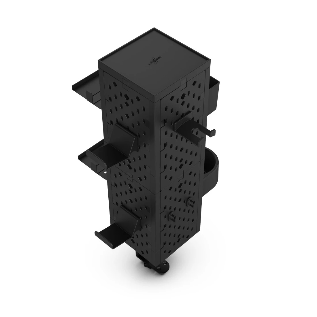 uRage Pegboard Lochplatte Gaming-Organizer modulares Set Wand-/Tischmontage Schwarz