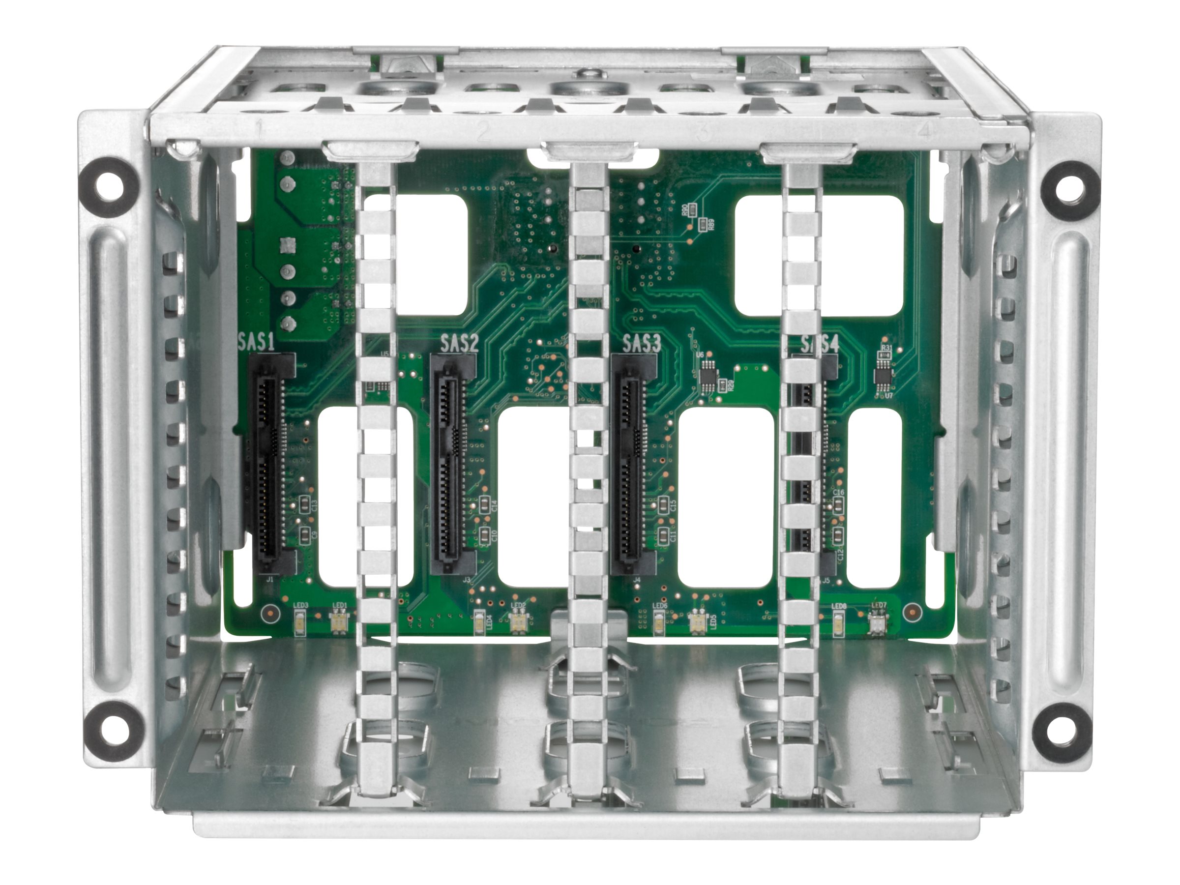 HPE 8SFF U.3 Premium Drive Cage Kit für ProLiant DL380 Gen11 Grün, Silber