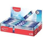 Maped Kunststoff-Radierer ARCTIC, 20er Display im Lippenstiftformat, Radierer über Drehsystem heraus - 20 Stück (152027)