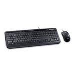 Microsoft Wired Desktop 600 US, Keyboard and optical Mouse, black (APB-00006)