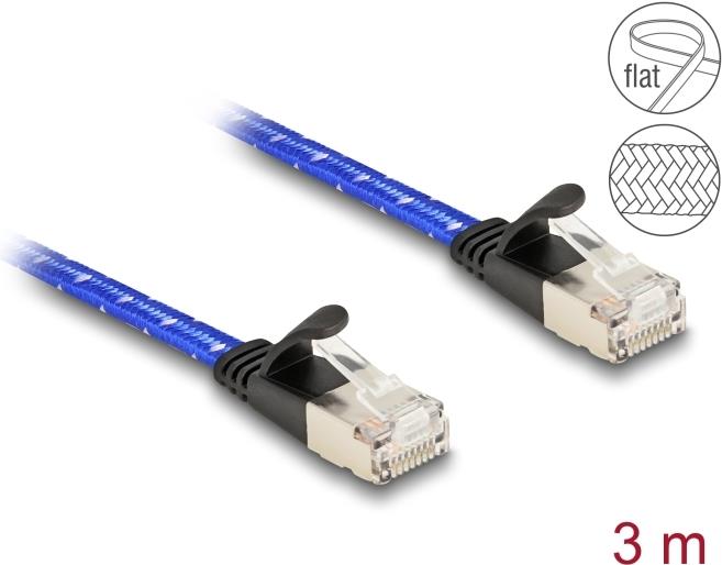 DeLOCK 80385 Netzwerkkabel Blau 3 m Cat6a U/FTP (STP) (80385)