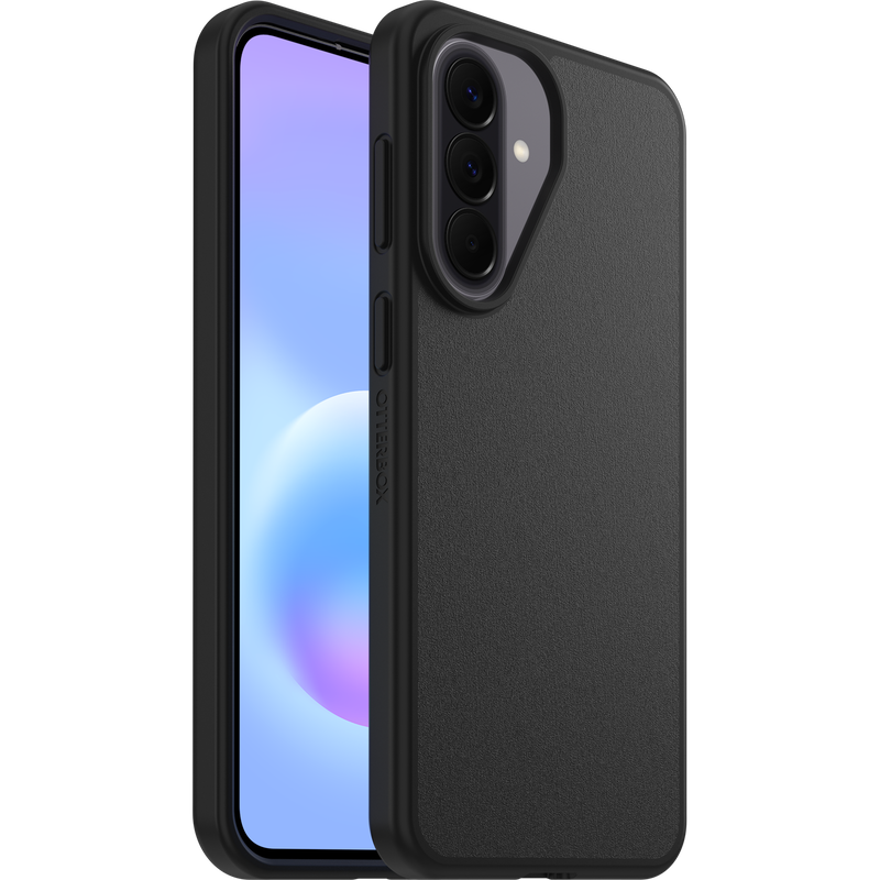 OtterBox React Samsung Galaxy A57 5G, stoßfest, sturzsicher, ultraschlank, schützend, Getestet nach Militärstandard, Transparent/Schwarz, ProPack (Bulk)