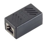 S/CONN maximum connectivity Adapter Modular Patch Verbinder-cat. 6A Kabelverbinder Doppelbuchse RJ45 Vollgeschirmt (08-01041)
