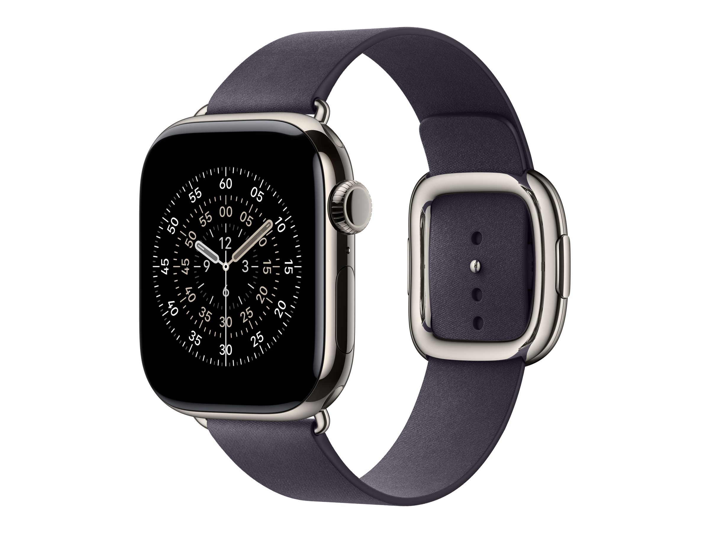 Apple 42mm Armband mit Moderner Schließe Mitternachtsviolett - Medium