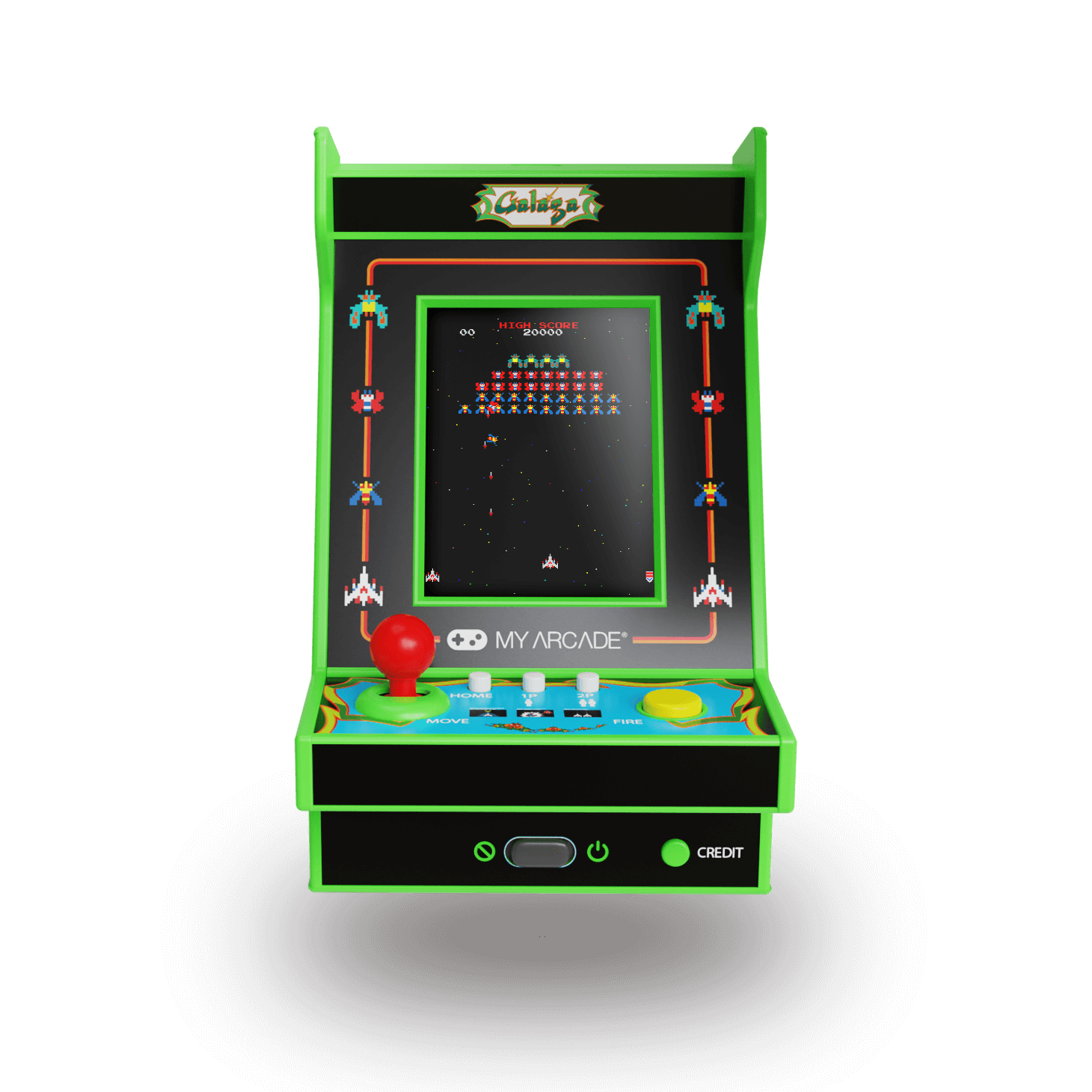 dreamGEAR My Arcade GALAGA Nano Player Pro Tragbare Spielkonsole 2.4" Mehrfarbig