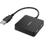 Hama Classic Line USB-Hub, 4 Ports, USB 2.0, 480 Mbit/s (00300081)