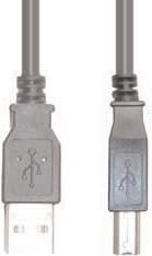 e+p CC 502. Kabellänge: 1,5 m, Anschluss 1: USB A, Anschluss 2: USB B, USB-Version: 2.0, Steckerverbindergeschlecht: Männlich/Männlich, Beschichtung Verbindungsanschlüsse: Nickel, Produktfarbe: Grau (CC 502)
