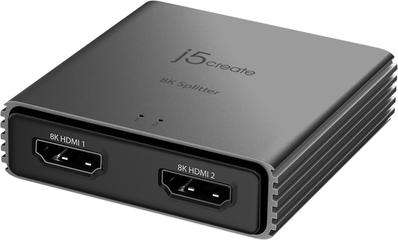 J5CREATE 8K HDMI 2.1 2-WAY SPLITTER (JDSH812-N)