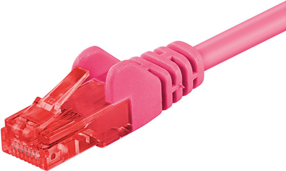 DSIT CAT 6 Netzwerkkabel U/UTP - 2 Meter - Rosa - CCA (DC-C69-020)