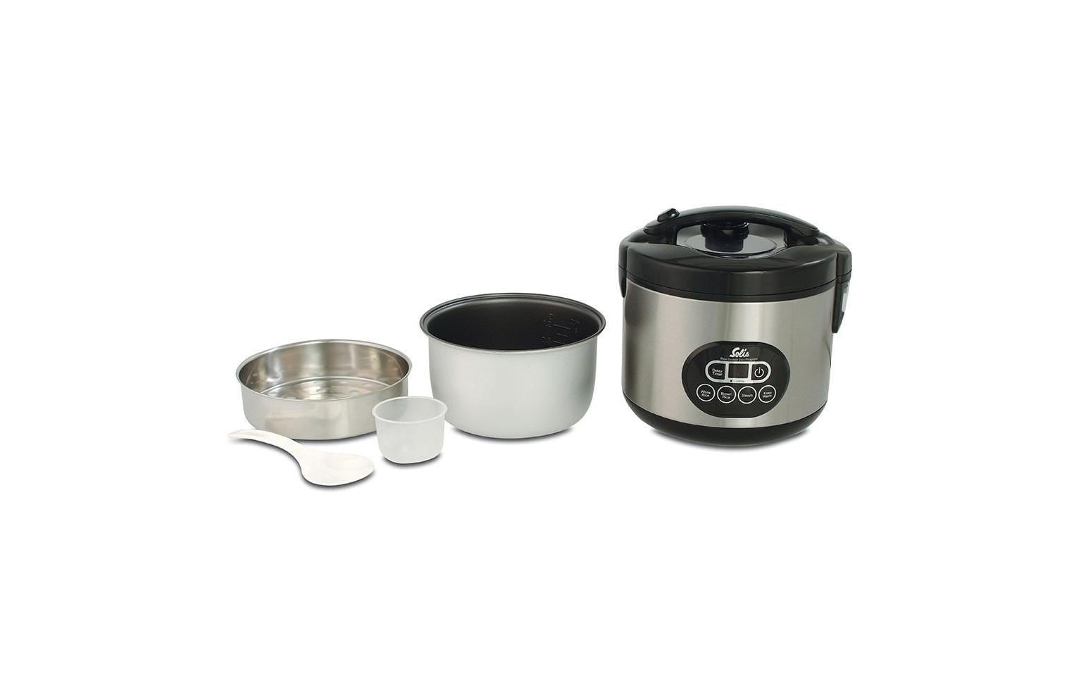 Solis Duo Program Reiskocher 1.2 Liter 500 W Schwarz,Silber
