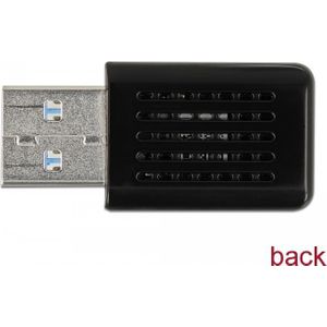 Delock Micro Stick 867 - Netzwerkadapter - USB3.0 - 802,11ac - Schwarz (12550)