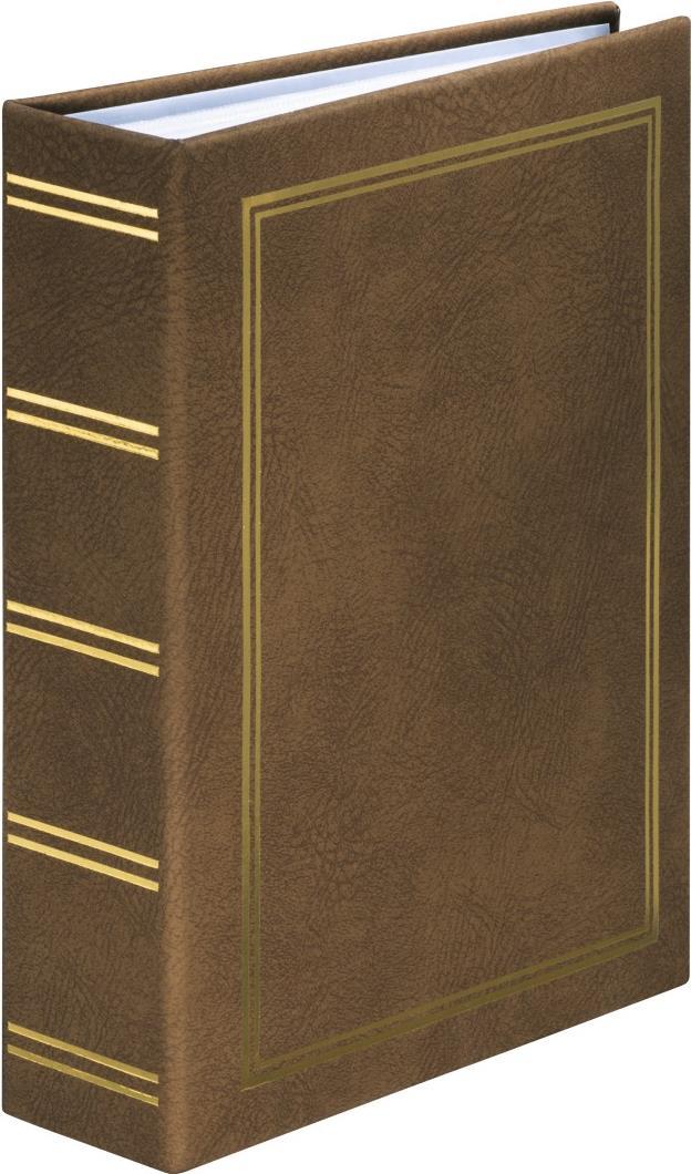 Hama London Fotoalbum Braun 100 Blätter 9 x 13 Gehäusebindung (00007171)