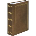 Hama London Fotoalbum Braun 100 Blätter 9 x 13 Gehäusebindung (00007171)