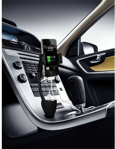Technaxx TE06 - Fahrzeughalterung/Ladegerät für Handy