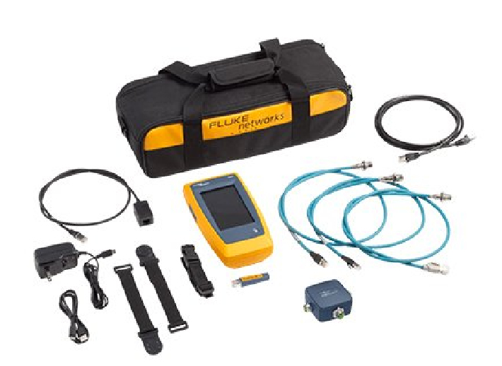Fluke LIQ-100-IE Verdrilltes Doppelkabelprüfgerät RJ-45 USB Gelb Grau