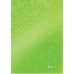 Leitz Notizbuch WOW 46271054 DIN A5 80Bl. lin. grün metallic (46271054)