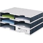 styrodoc duo Dateiablagebox Polystyrol Schwarz - Grau (268-0203.98)