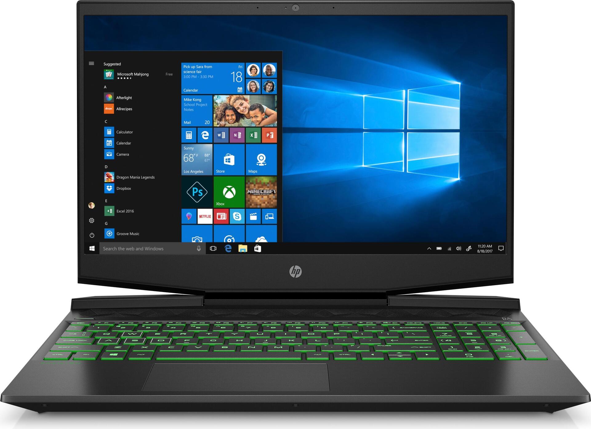 HP Pavilion Gaming 15-dk2357ng Notebook 39,6 cm (15.6 ) Full HD Intel® Core i5 16 GB DDR4-SDRAM 1000 GB SSD NVIDIA GeForce RTX 3050 Ti Wi-Fi 6 (802.11ax) Windows 10 Home Schwarz (481H0EA#ABD)