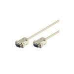 Wentronic Goobay Anschlusskabel D-SUB, Grau, 2 m - D-SUB/RS-232-Stecker (9-polig) > D-SUB/RS-232-Stecker (9-polig) (50549)