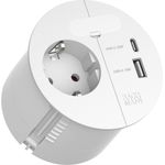 Bachmann Loop in charge 1xCEE7/3 1xUSB A/C 22W 1xKBD 2.0m CEE7/7 ws (938.301)