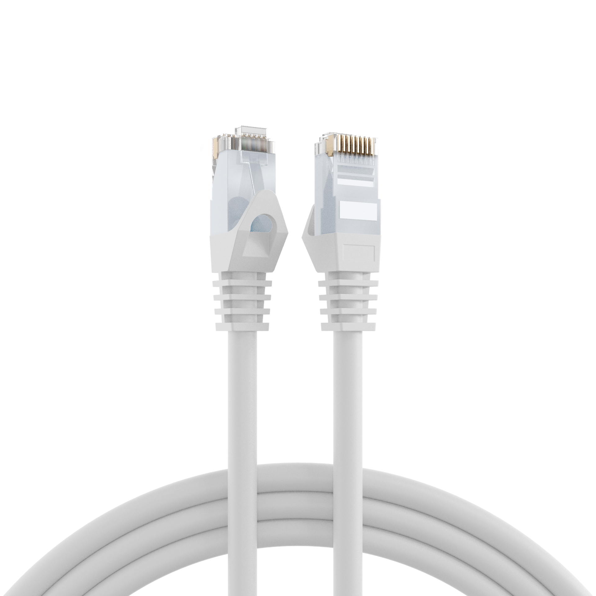 EFB-Elektronik RJ45 Patchkabel Cat.6 U/UTP LSZH CCA 0,25 m Weiß