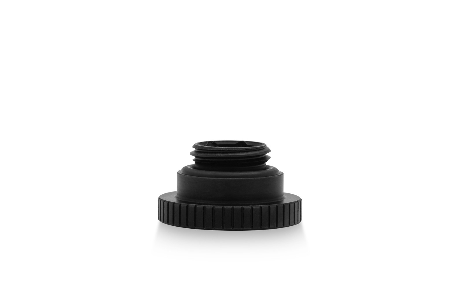 EK Water Blocks EK-Quantum Torque Surface Port Adapter 1/4" Messing Schwarz
