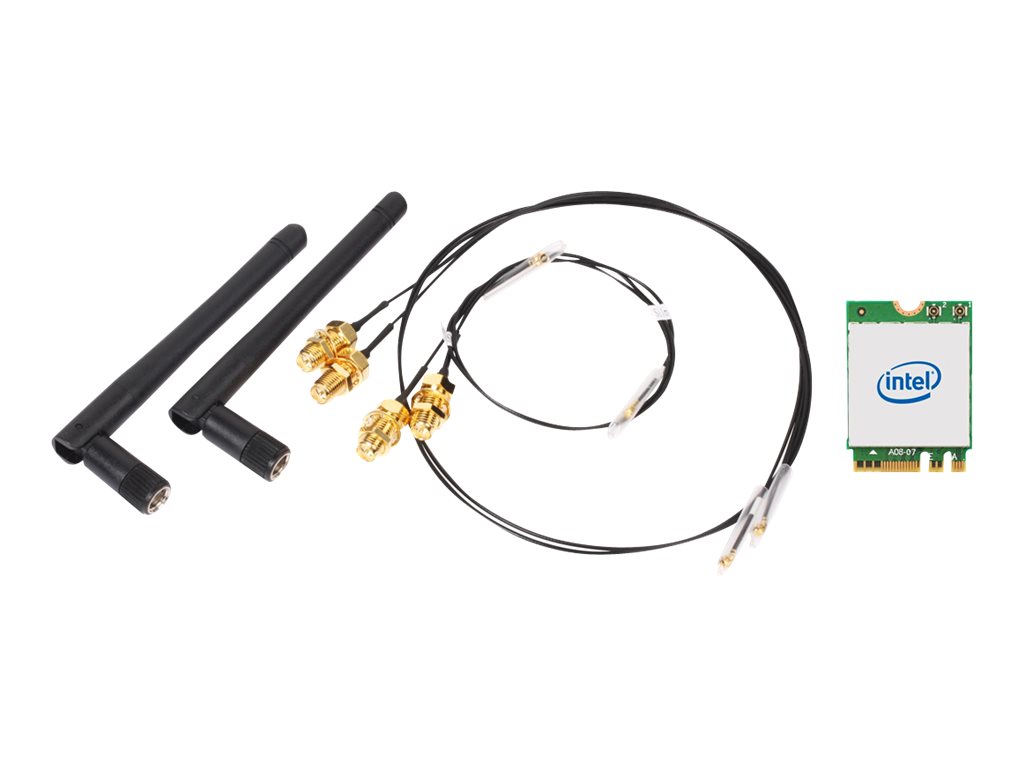 Shuttle WLN-M1 WLAN/Bluetooth M.2-2230 Karte Wi-Fi 6 (802.11ax) 2400 Mbit/s Schwarz
