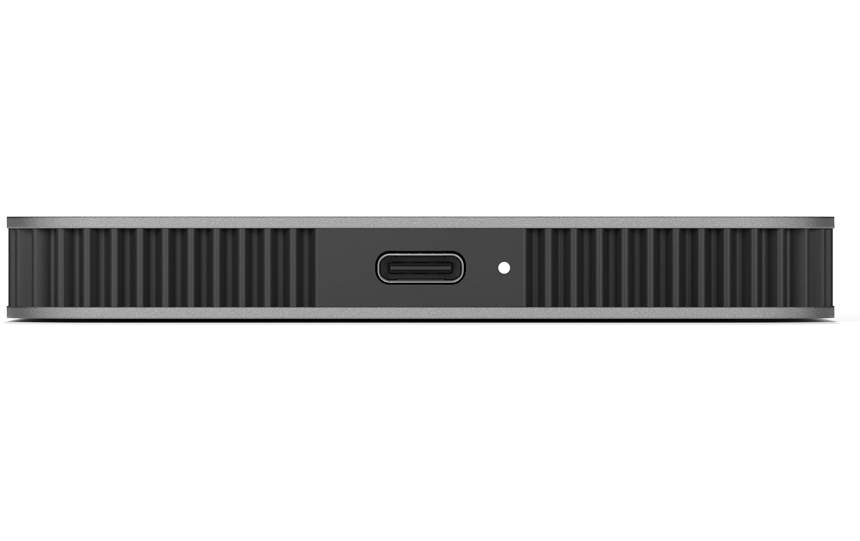 LaCie Mobile Drive Externe Festplatte 1 TB 2,5" USB-C Moon Silver