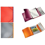 LEITZ Ordnungsmappe Urban Chic, DIN A4, PP, 6 Fächer, grau Duo-Optik, mit Musterprägung, mit 3 Schutzklappen am - 1 Stück (3949-00-88)