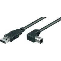 Wentronic Goobay USB 2.0 Hi-Speed Kabel, Schwarz, 3 m - USB 2.0-Stecker (Typ A) > USB 2.0-Stecker (Typ B) (68733)
