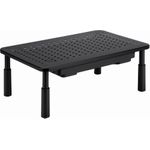 Gembird MS-TABLE-D-01 Verstellbarer Monitorständer mit Schublade (rechteckig) (MS-TABLE-D-01)