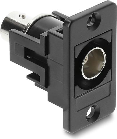 Delock Panel Mount BNC Buchse zu schwarz (91107)