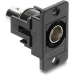 Delock Panel Mount BNC Buchse zu schwarz (91107)