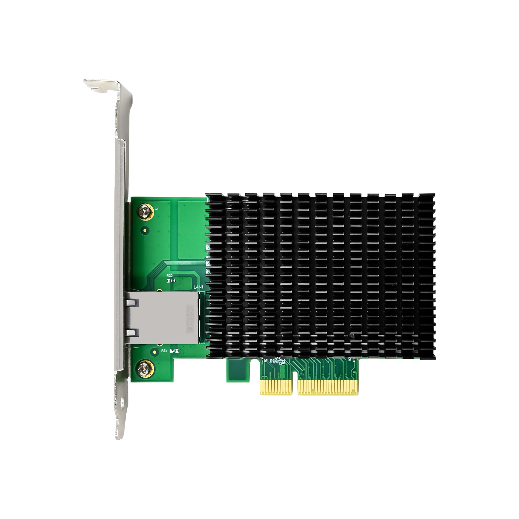 LevelOne GNC-0210 10-Gigabit PCIe Netzwerkkarte 1x RJ45 Grün