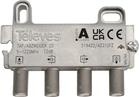 Televes Abzweiger 2f. 5-1218 MHz AD 12 dB AZ212FZ (519422)