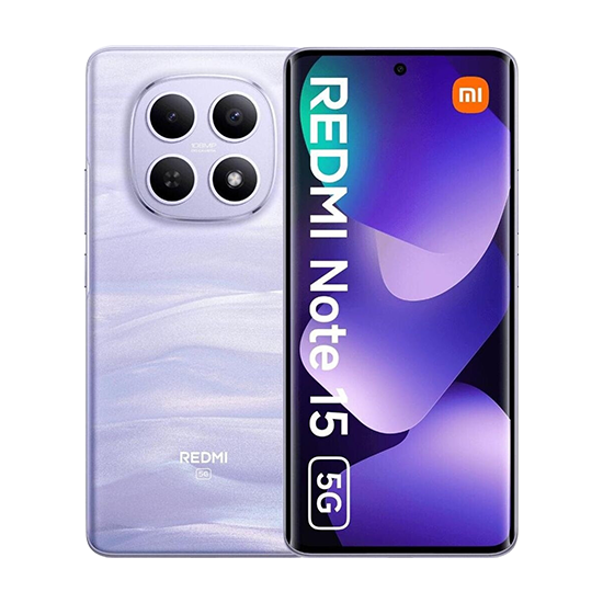 Xiaomi Redmi Note 15 5G 17,2 cm (6,77") AMOLED Dual-SIM Snapdragon 6 Gen 3 – 256 GB – 8 GB RAM – Android – Violett – EU