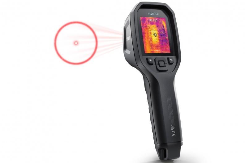 FLIR TG165-X Wärmebildkamera 2/3" 80 x 60 Pixel LCD-Display Schwarz