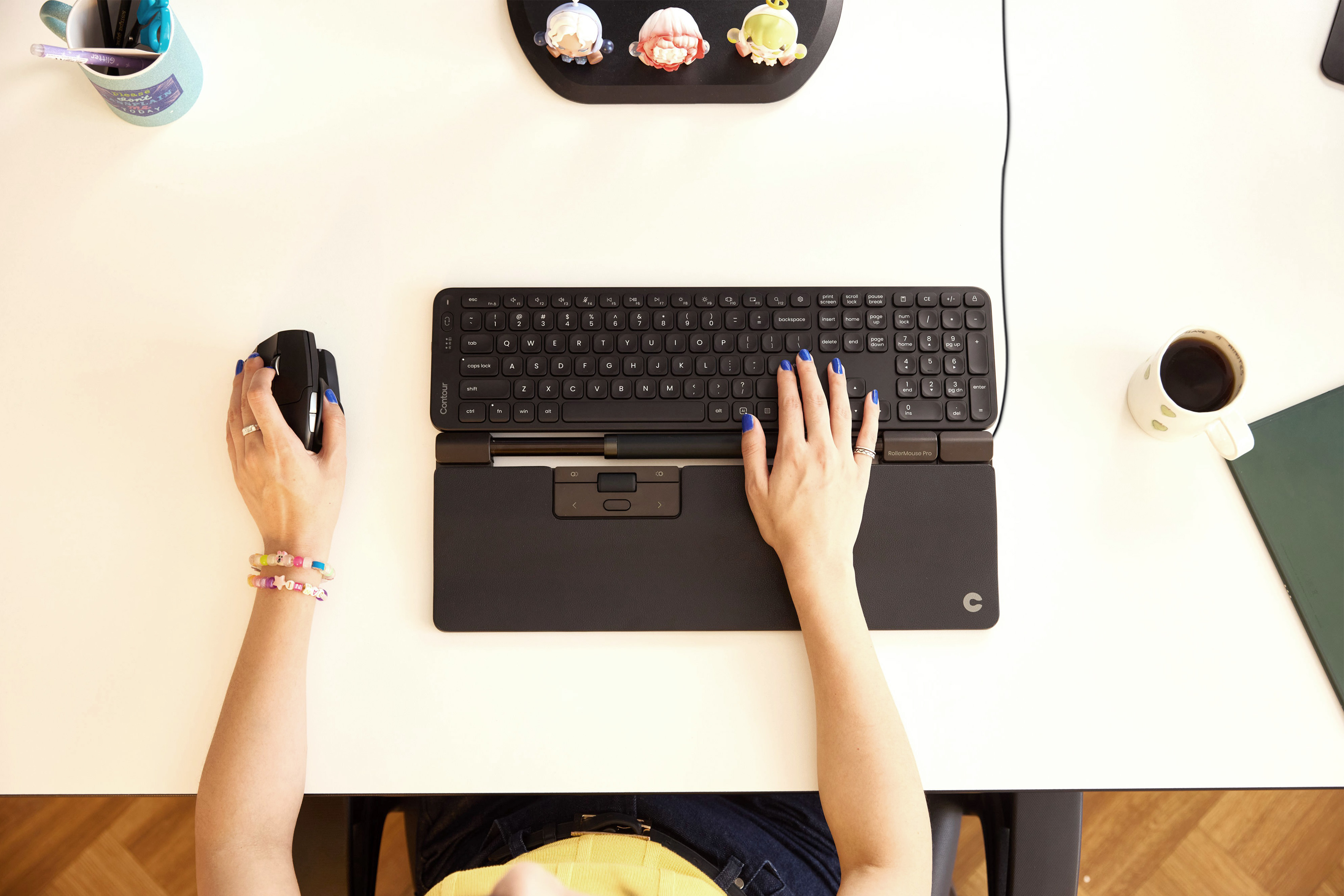 Contour RollerMouse Pro Zentrale Maus USB Grau