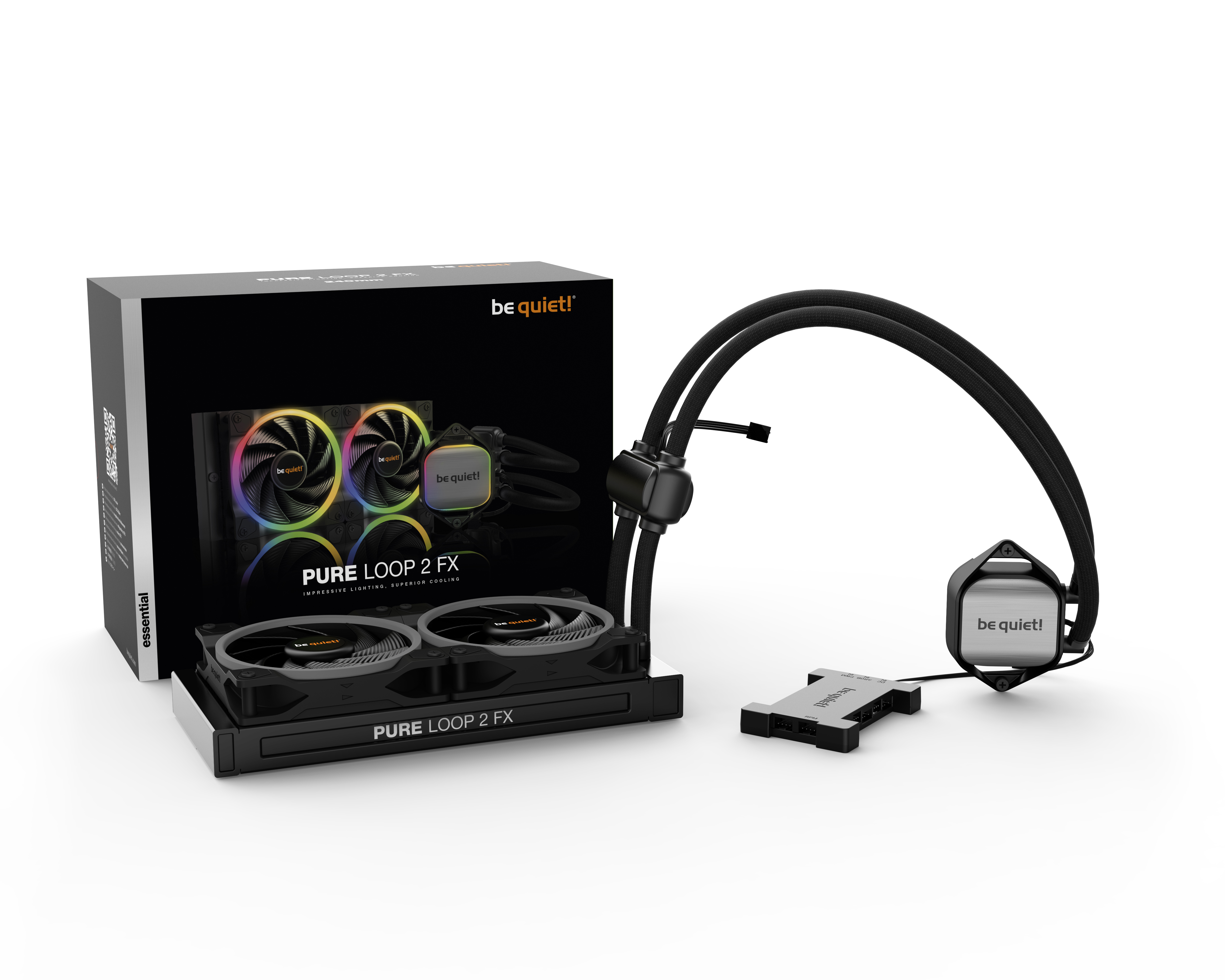 be quiet! Pure Loop 2 FX 240mm All-in-One-Wasserkühlung Komplett Schwarz
