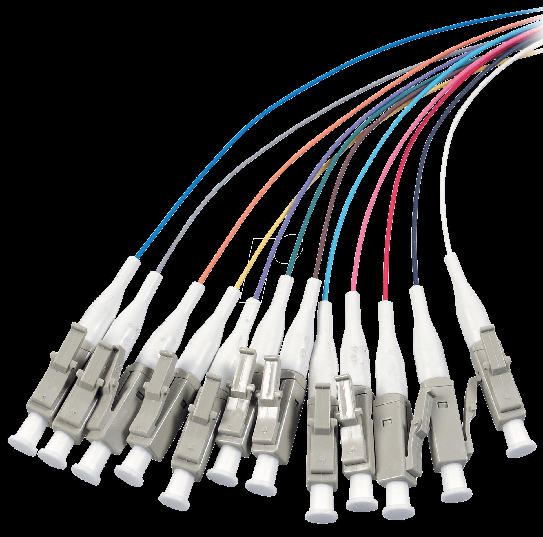 EFB-Elektronik Faserpigtail LC 50/125µ OM2, 12-farbiger Satz, 2m Hersteller: EFB Elektronik (O3484.2)