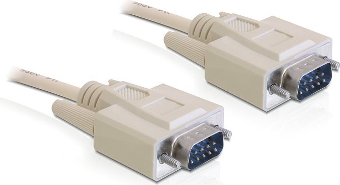 DeLOCK Kabel seriell DB-9 M DB-9 M 5,0m Flügelschrauben 82982