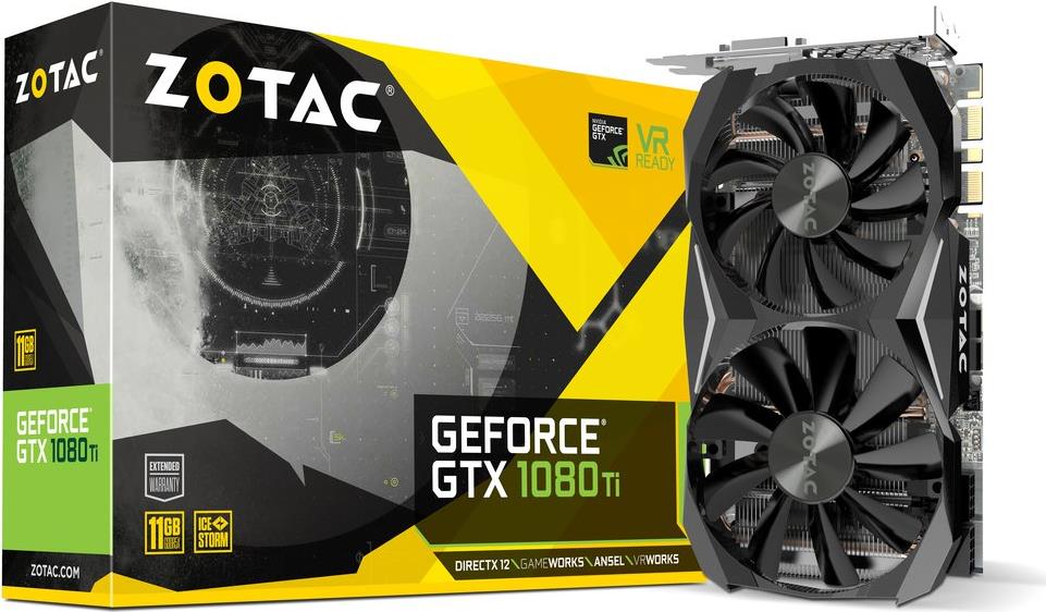 Zotac GeForce GTX 1080 Ti Mini GeForce GTX 1080 Ti 11GB GDDR5X (ZT-P10810G-10P)