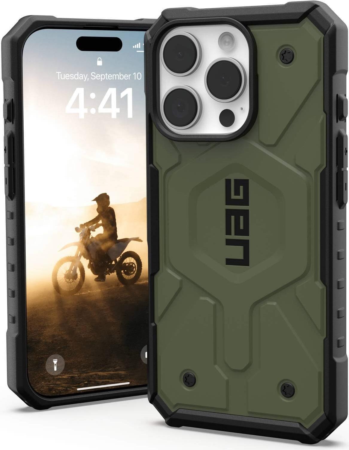 UAG Urban Armor Gear Pathfinder MagSafe Case | Apple iPhone 16 Pro | olive drab | 114468117272 (114468117272)