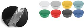 magnetoplan Magnet Discofix Color 1662010 40mm sortiert 10 St./Pack. (1662010)