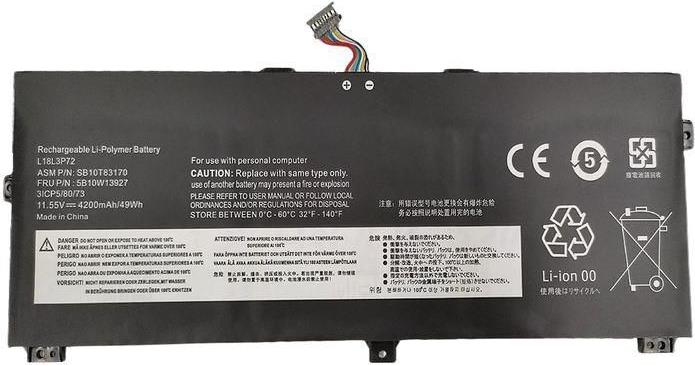 CoreParts Laptop Battery 49Wh Li-Polymer 11.55V 4200mAh (5B10W13928-CP)