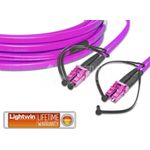 Lightwin LC-LC OM4 0.5m Glasfaserkabel 0,5 m Violett (LDP-50 LC-LC 0.5 OM4 FD)