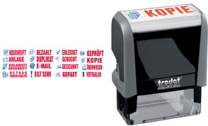 trodat Textstempelautomat Office Printy 4.0 4912 "BETRAG DANKEND ERHALTEN", Abdruckgröße: 42 x 12 mm, selbstfärbend, - 1 Stück (43610)